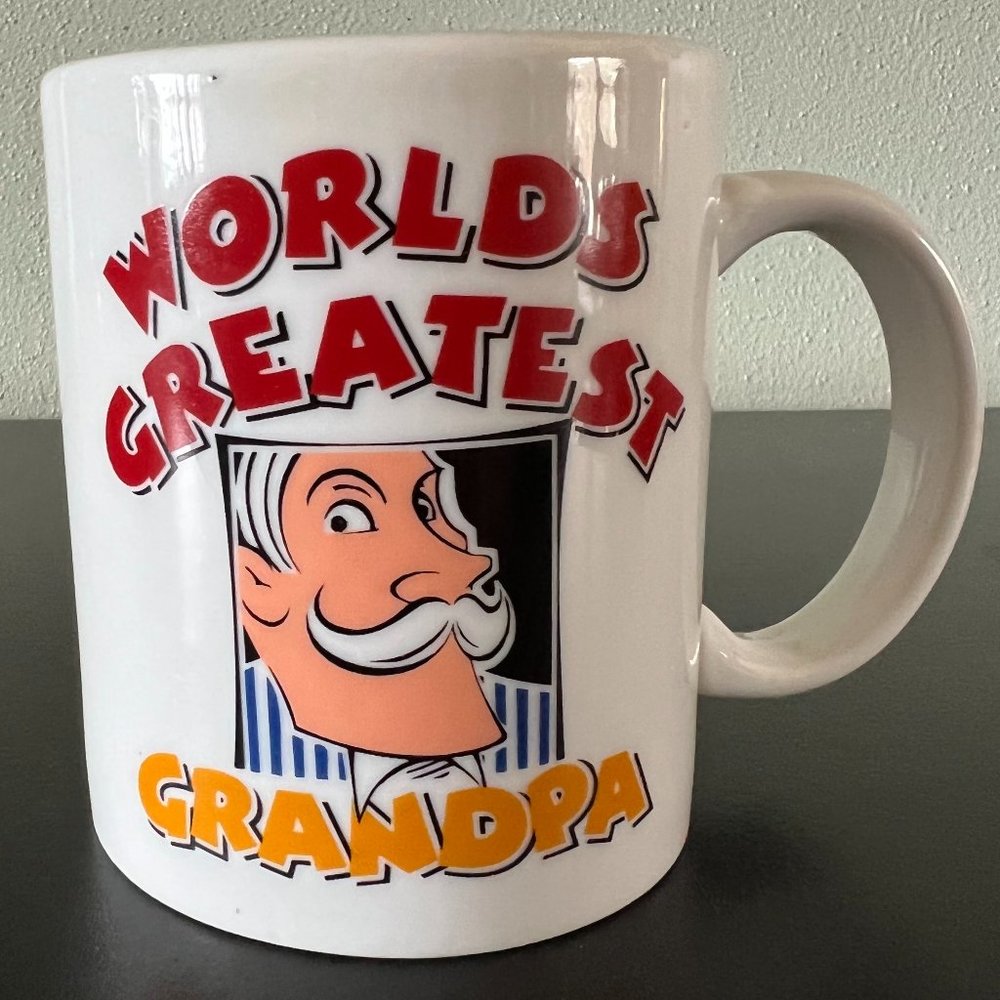 WORLDS GREATEST GRANDPA Ceramic Mug ~ Novelty Gift  ~ Birthday ~ Fathers Day